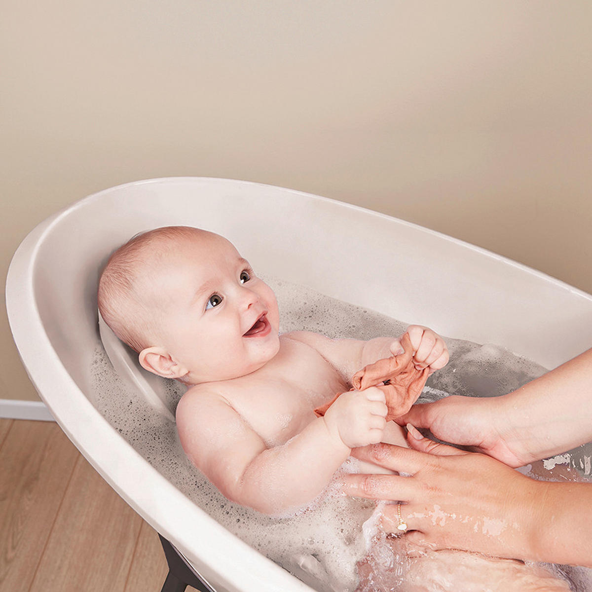 BABYBADESET Luma  - Beige, Basics, Kunststoff (79,5/40/46cm) - Luma