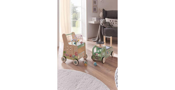 LAUFLERNWAGEN  - Multicolor, Trend, Holz/Metall (31/35/50cm) - My Baby Lou