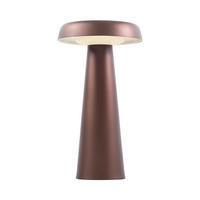 AKKU-TISCHLEUCHTE Arcello 25/14/14 cm  - Messingfarben, Design, Metall (25/14/14cm) - Nordlux