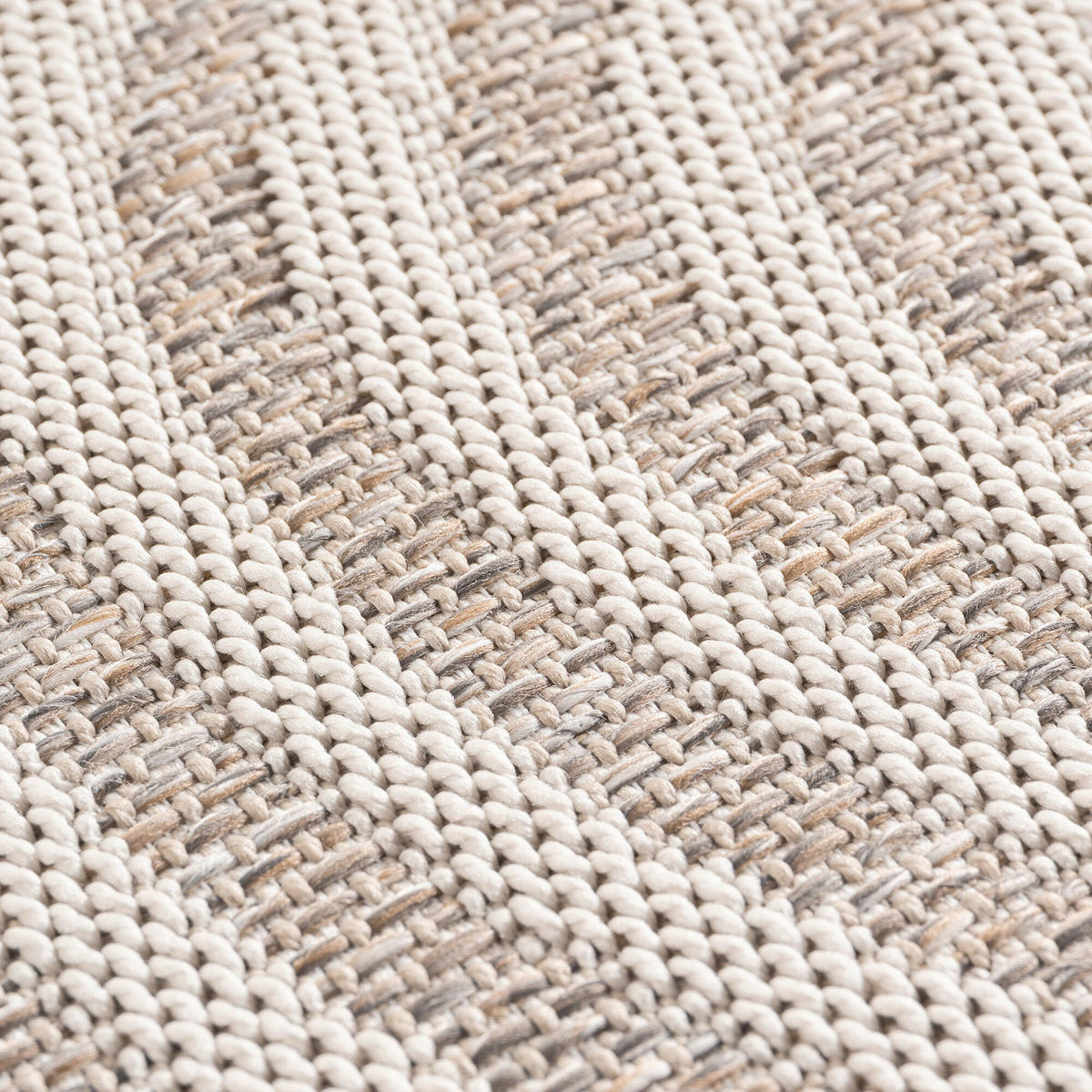 OUTDOORTEPPICH  Wohnzimmer 120/120 cm DESERT Beige rund  - Beige, Design, Textil (120/120cm) - Ayyildiz 