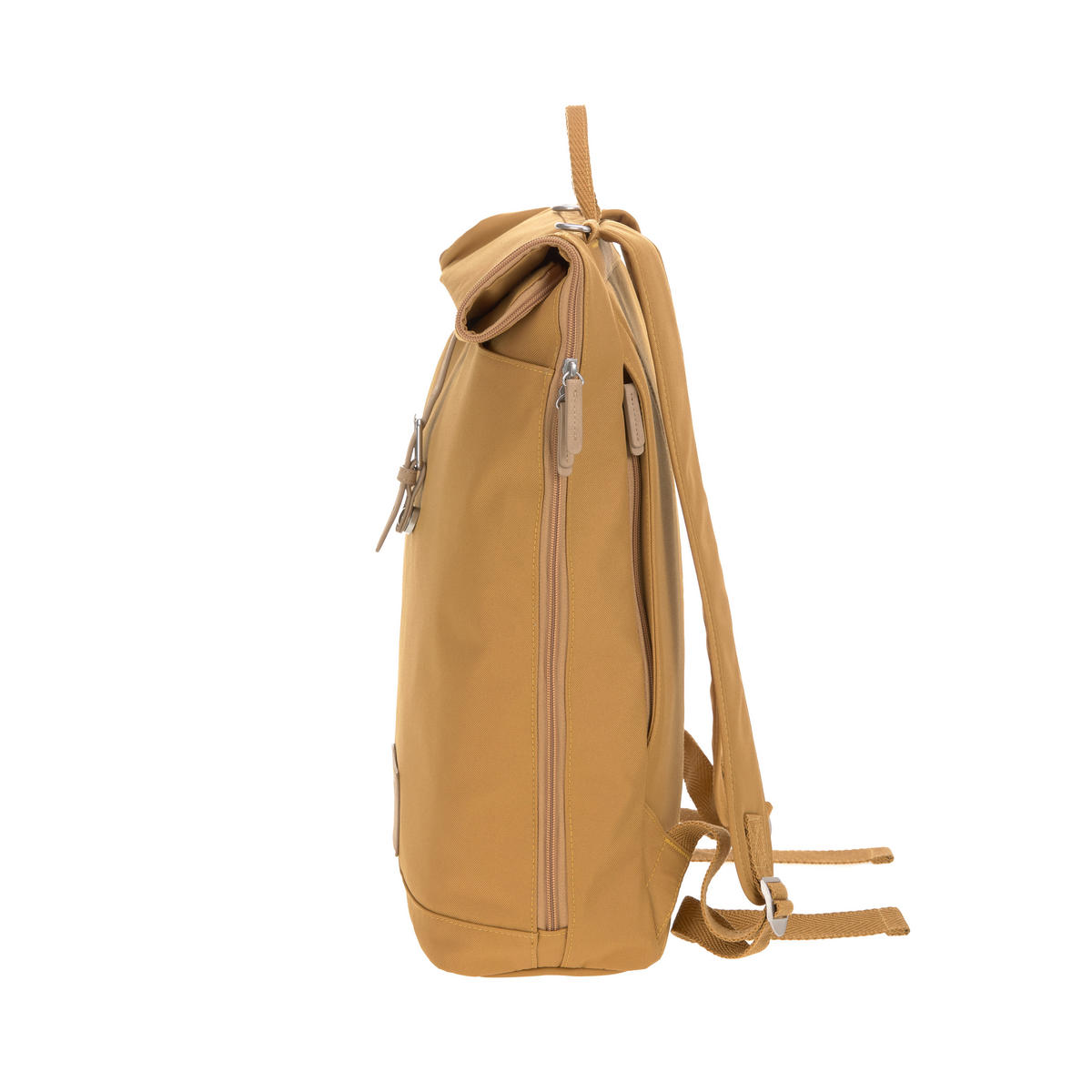 WICKELRUCKSACK Rolltop  - Currygelb, Trend, Textil (30/14,5/46cm) - Lässig