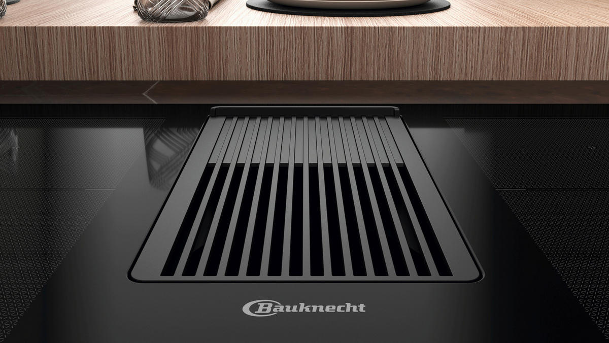 KOCHFELD-DUNSTABZUG-KOMBI BVH 92 2B K/1  - Schwarz, Basics, Glas/Metall (83/4,9/51,5cm) - Bauknecht