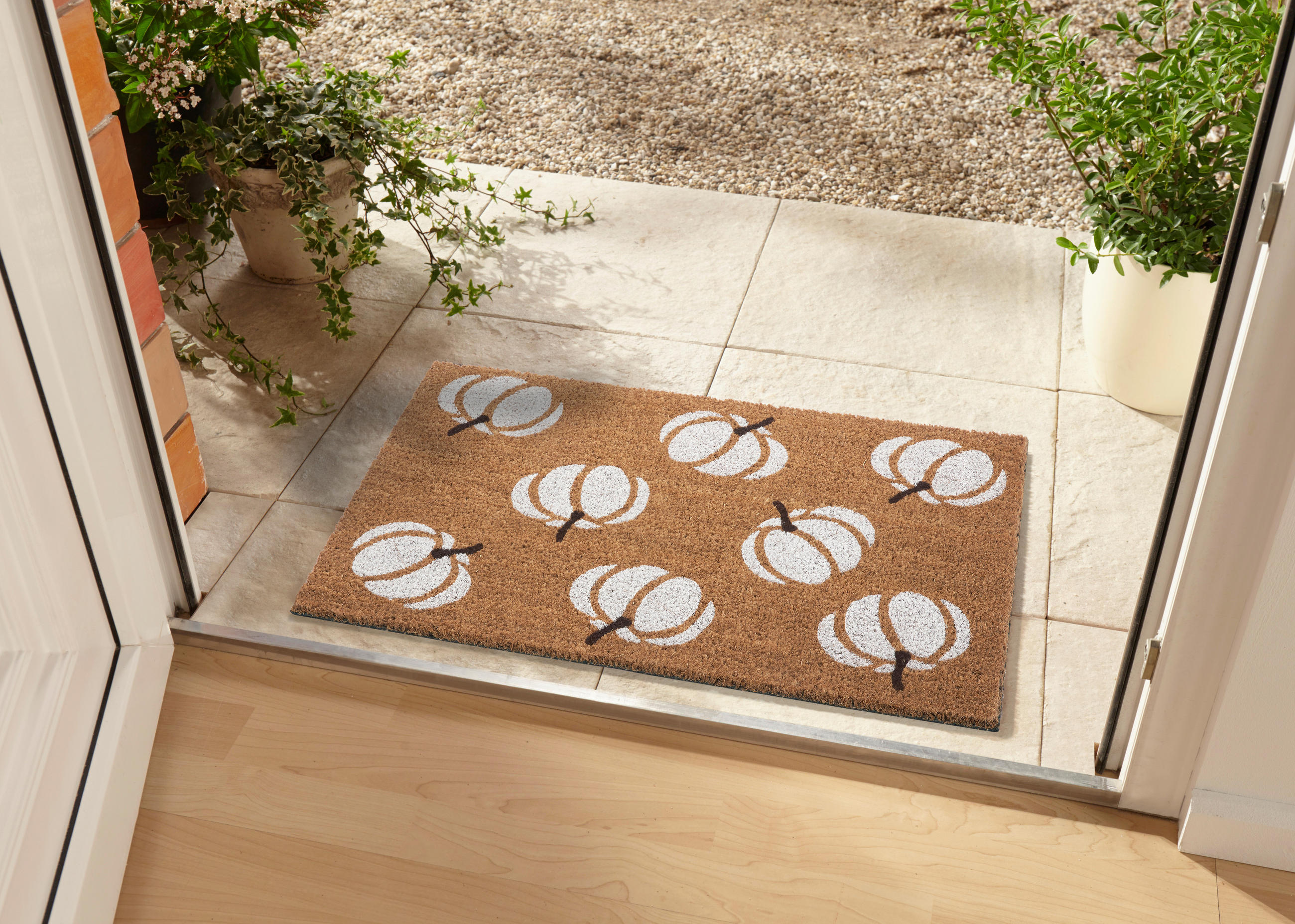 KOKOSMATTE 45/75 cm Mix Mats  - Hellbraun/Weiß, Basics, Naturmaterialien/Kunststoff (45/75cm) - Esposa
