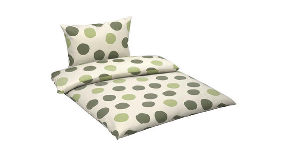 BETTWÄSCHE 3-teilig Satin 200/200 cm  - Grün, Textil (200/200cm) - Esposa