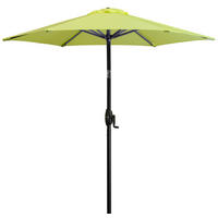 SONNENSCHIRM 180 cm Grün  - Anthrazit/Grün, Design, Textil/Metall (180/180cm) - Doppler