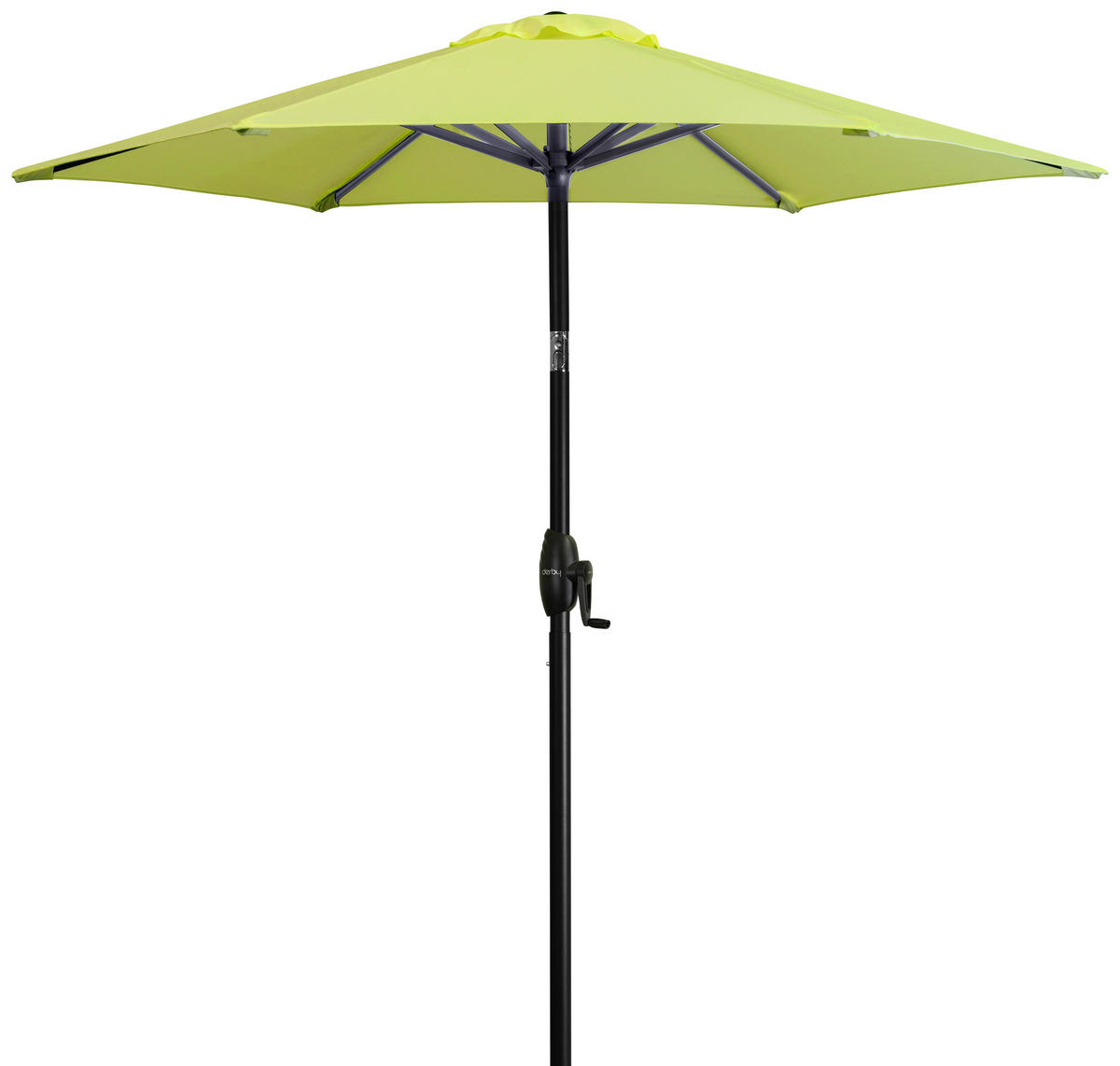 SONNENSCHIRM 180 cm Grün  - Anthrazit/Grün, Design, Textil/Metall (180/180cm) - Doppler