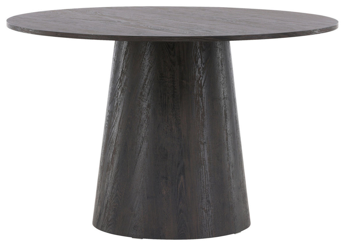 ESSTISCH in Holz 120/120/75 cm  - Schwarz/Braun, Design, Holz (120/120/75cm) - Livetastic