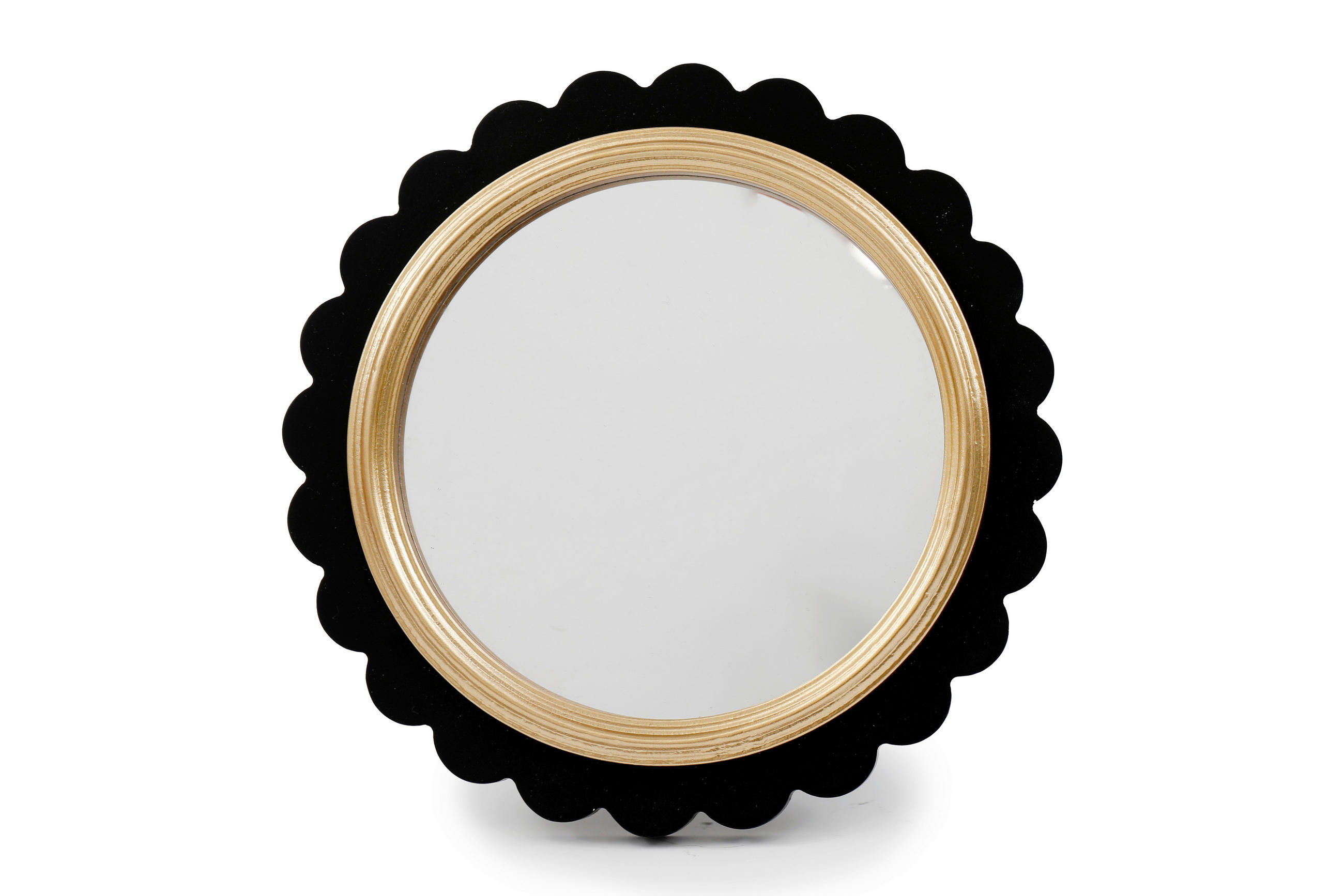 DEKORAČNÍ ZRCADLO  - Basics, dřevo/sklo (19.9/19.9/2.2cm)