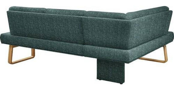 ECKBANK 174/265 cm in Grün, Eichefarben - Eichefarben/Grün, Design, Holz/Textil (174/265cm) - Dieter Knoll