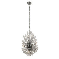KRISTALNA VISEĆA SVJETILJKA    64/37/37 cm    Peacock  - boje kroma/prozirno, Design, staklo/metal (64/37/37cm)