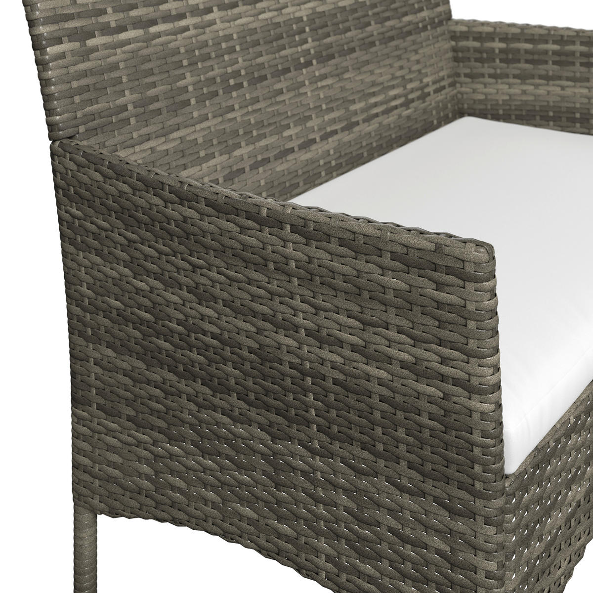 VRTNI SET       krem barve, siva, črna    - siva/črna, Basics, umetna masa/steklo - Ambia Garden