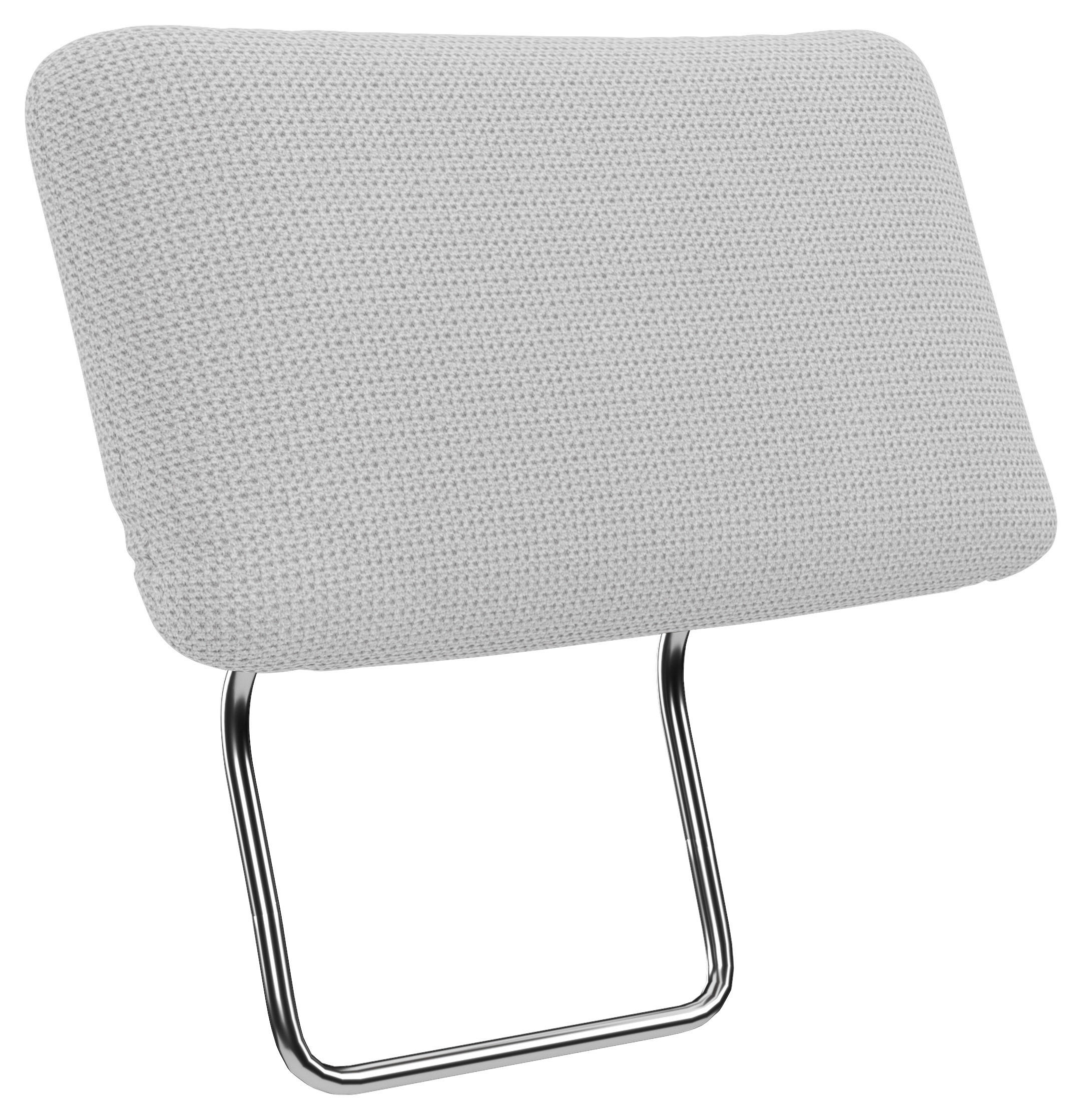 KOPFSTÜTZEZORA E  in Flachgewebe  - Silberfarben, MODERN, Textil (50/25/12cm) - Sit & More
