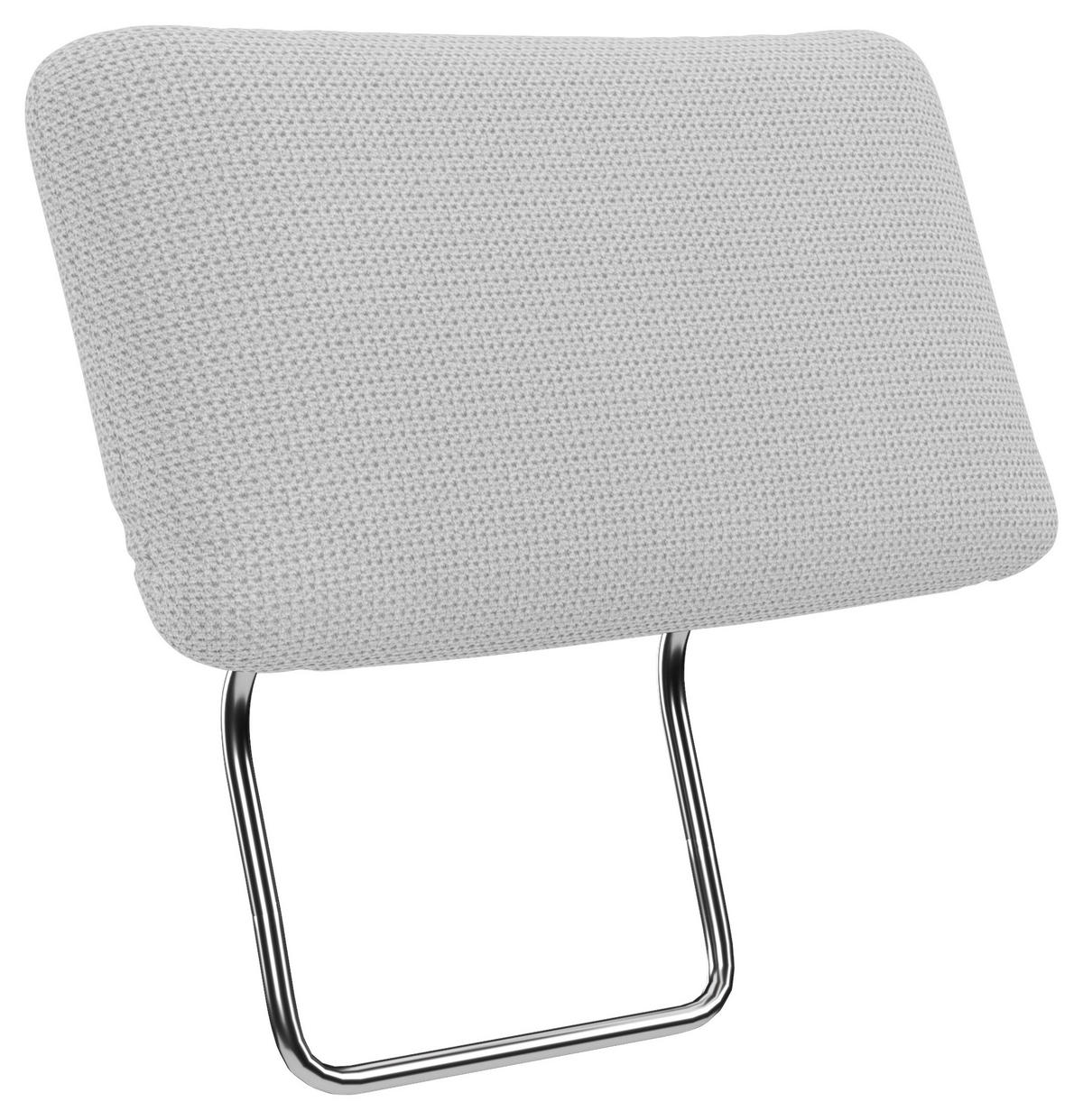 OPIERKA HLAVY - strieborná, Modern, textil (50/25/12cm) - Sit & More