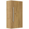 MIDISCHRANK 35/62/16,6 cm  - Eichefarben, Basics, Holzwerkstoff/Metall (35/62/16,6cm) - MID.YOU