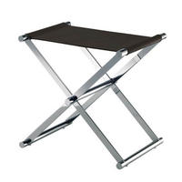 BADHOCKER - Chromfarben/Schwarz, Basics, Kunststoff/Textil (34,5/45/45cm) - Joop!