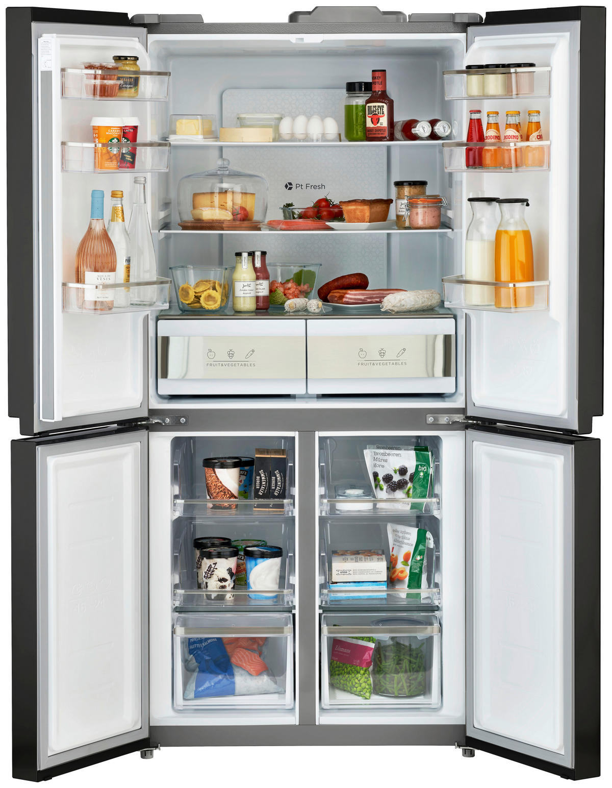 MULTI-DOOR 7801.4812  - Schwarz, KONVENTIONELL, Metall (75,5/83,3/180,8cm) - Trisa Electronics
