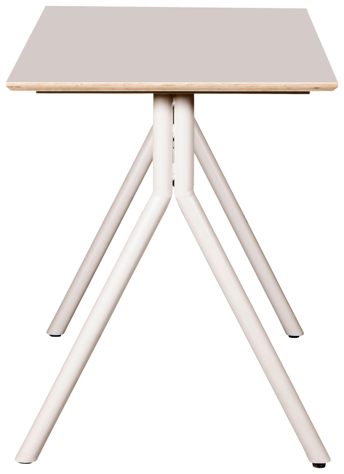 SCHREIBTISCH 140/60/75 cm Kaschmir  - Kaschmir, MODERN, Holz/Metall (140/60/75cm) - Carryhome