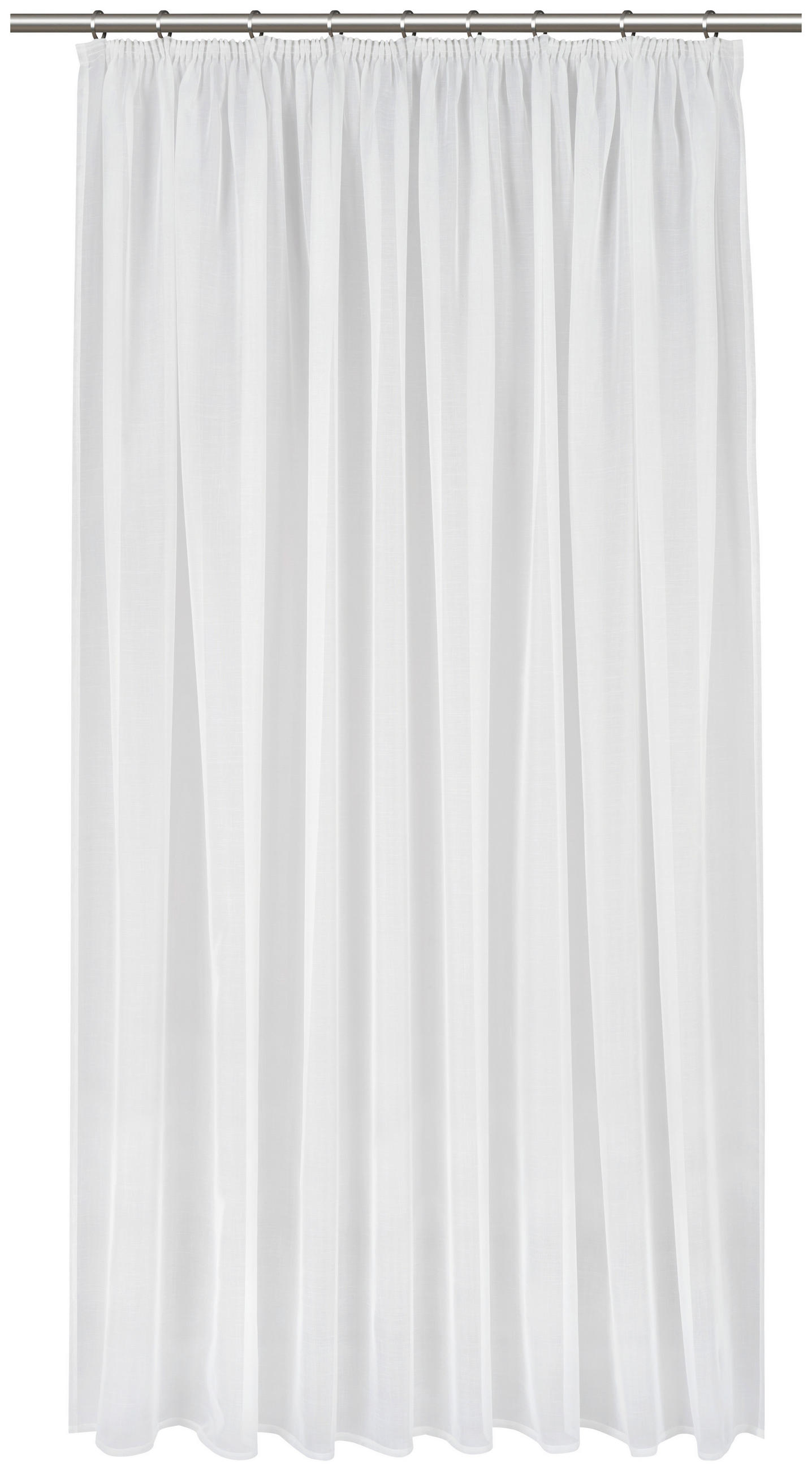 HOTOVÝ ZÁVĚS, 300/245 cm - bílá, Basics, textil (300/245cm) - Esposa