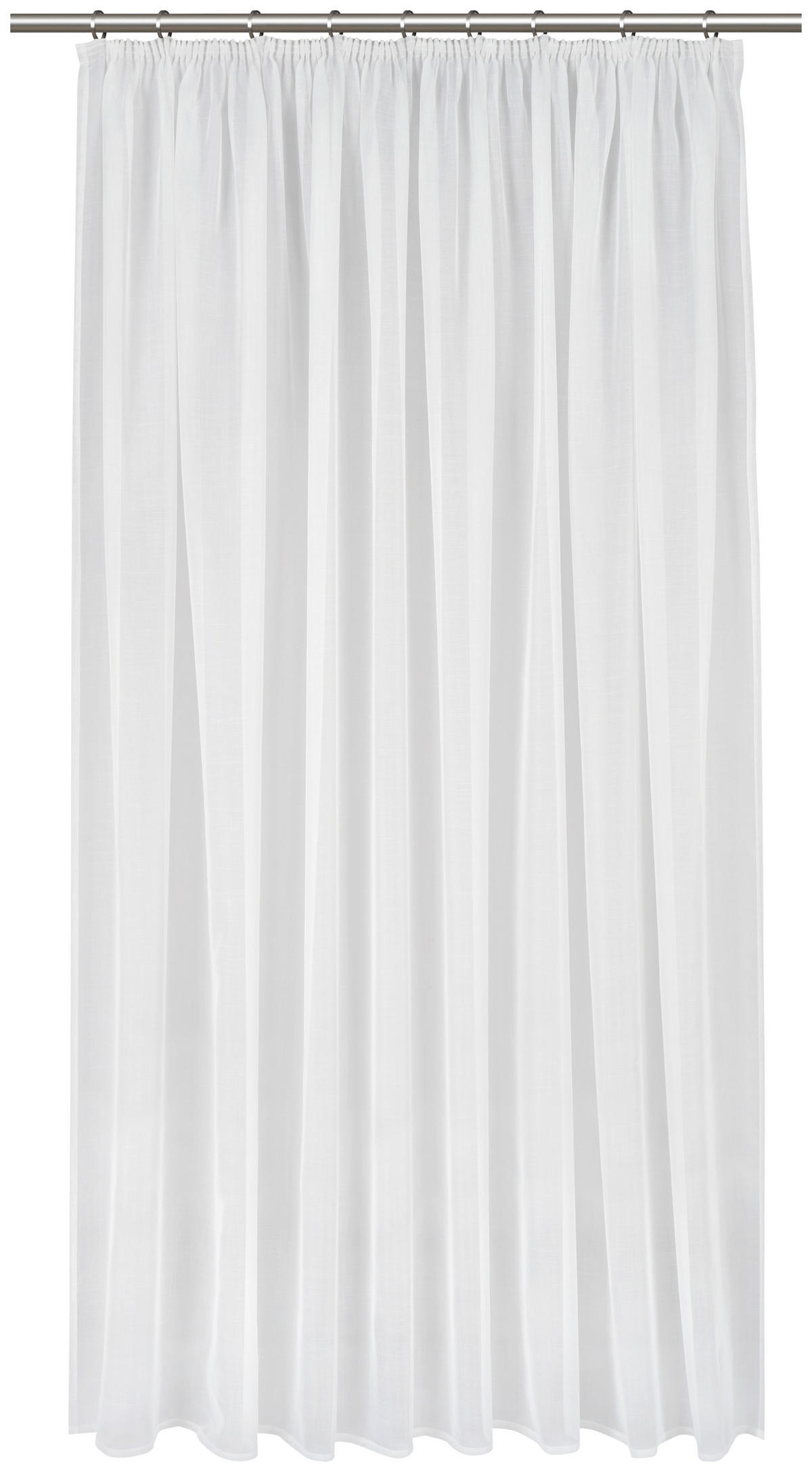 HOTOVÝ ZÁVĚS, 300/245 cm - bílá, Basics, textil (300/245cm) - Esposa