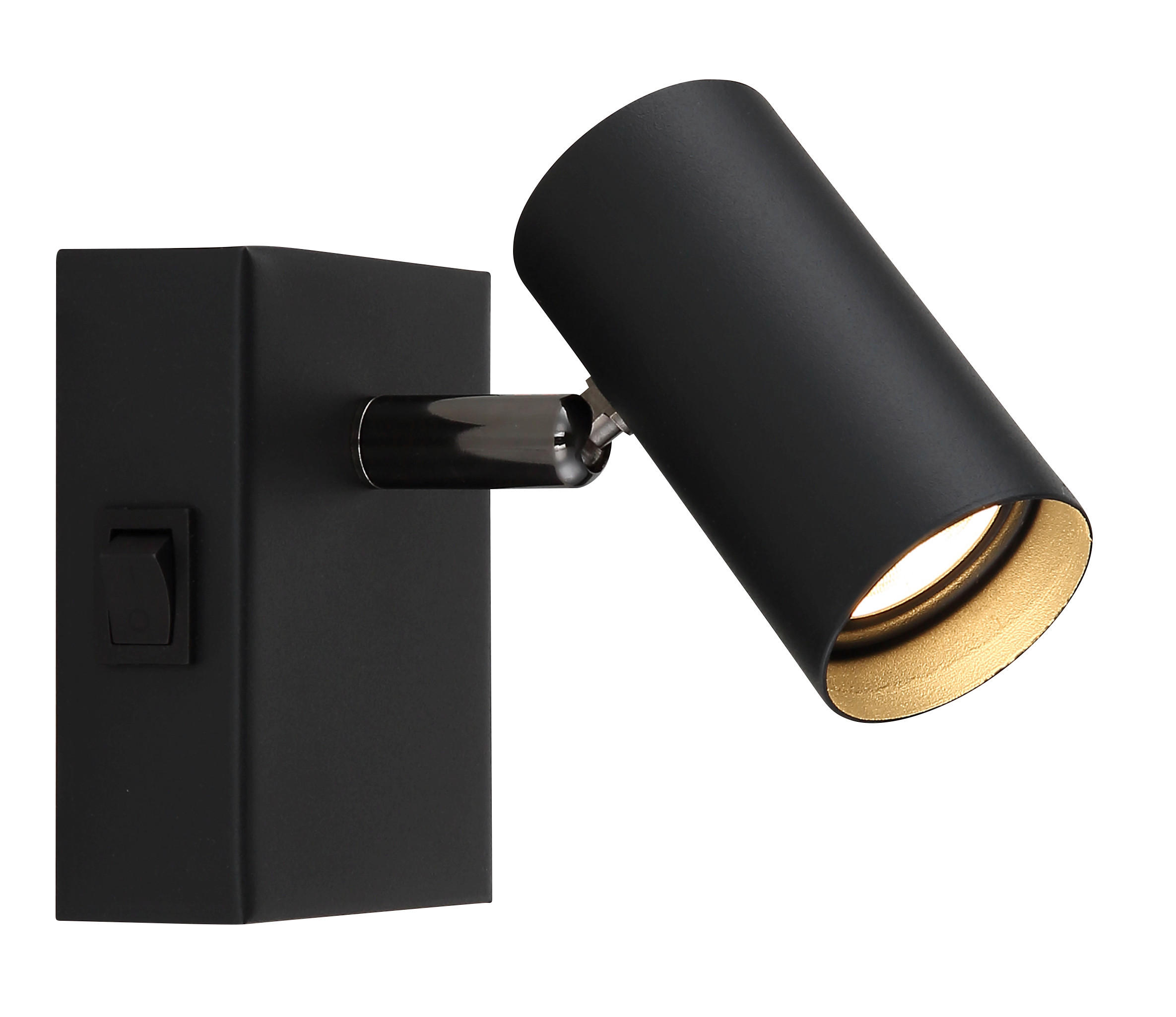 LED-STRAHLER 11/9/7 cm   - Schwarzchrom/Schwarz, Design, Metall (11/9/7cm) - Globo