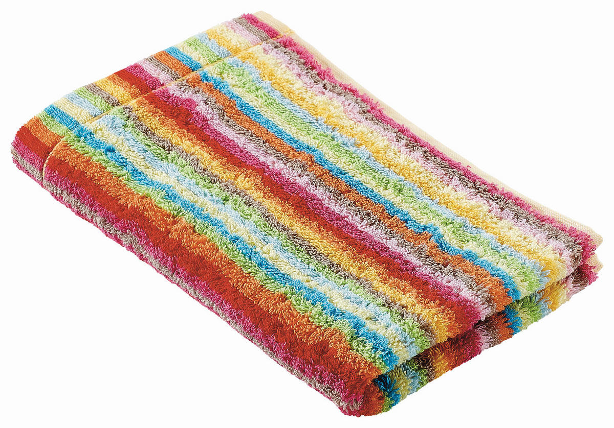 GÄSTETUCH Lifestyle Streifen Multicolor 30/50 cm  - Multicolor, Basics, Textil (30/50cm) - Cawoe