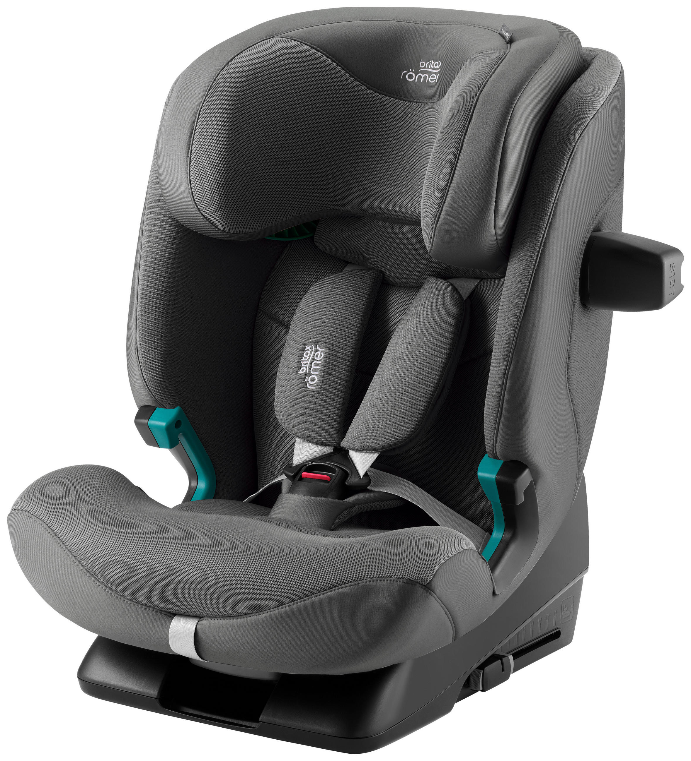 KINDERAUTOSITZ Advansafix Pro - Dunkelgrau/Grau, Basics, Kunststoff/Textil (44/60/48cm) - Britax Römer