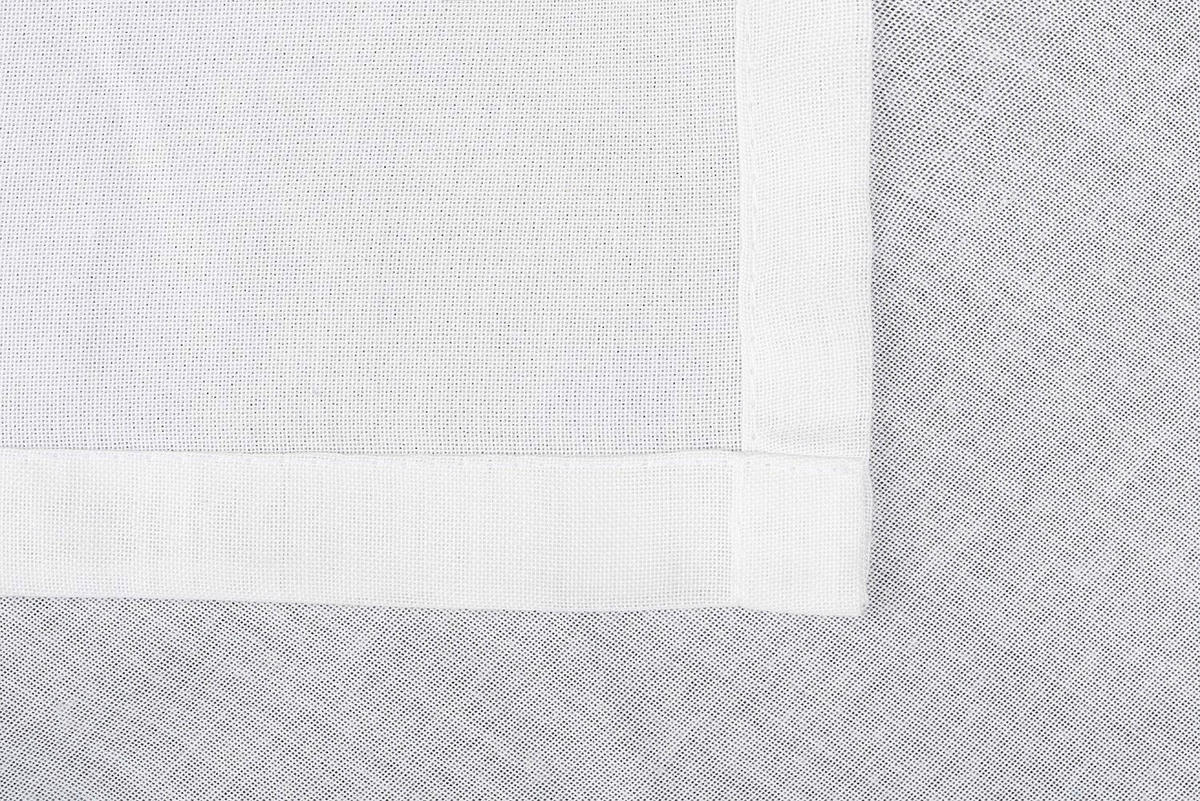 ÖSENSCHAL halbtransparent 135/245 cm   - Weiß, Basics, Textil (135/245cm)