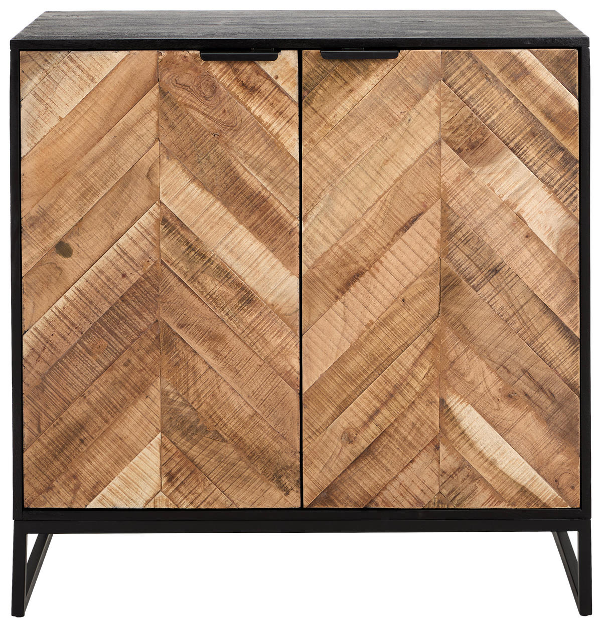 KOMMODE  in 90/90/40 cm  - Schwarz/Akaziefarben, Design, Holz/Holzwerkstoff (90/90/40cm) - MID.YOU