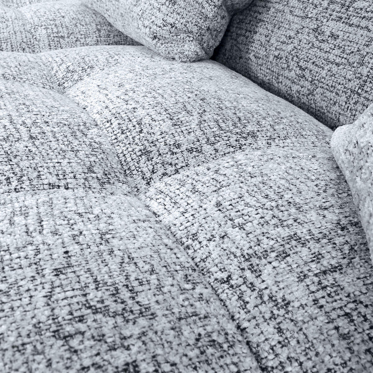 ECKSOFA Schwarz, Weiß  - Schwarz/Weiß, KONVENTIONELL, Kunststoff/Textil (170/276cm) - Carryhome