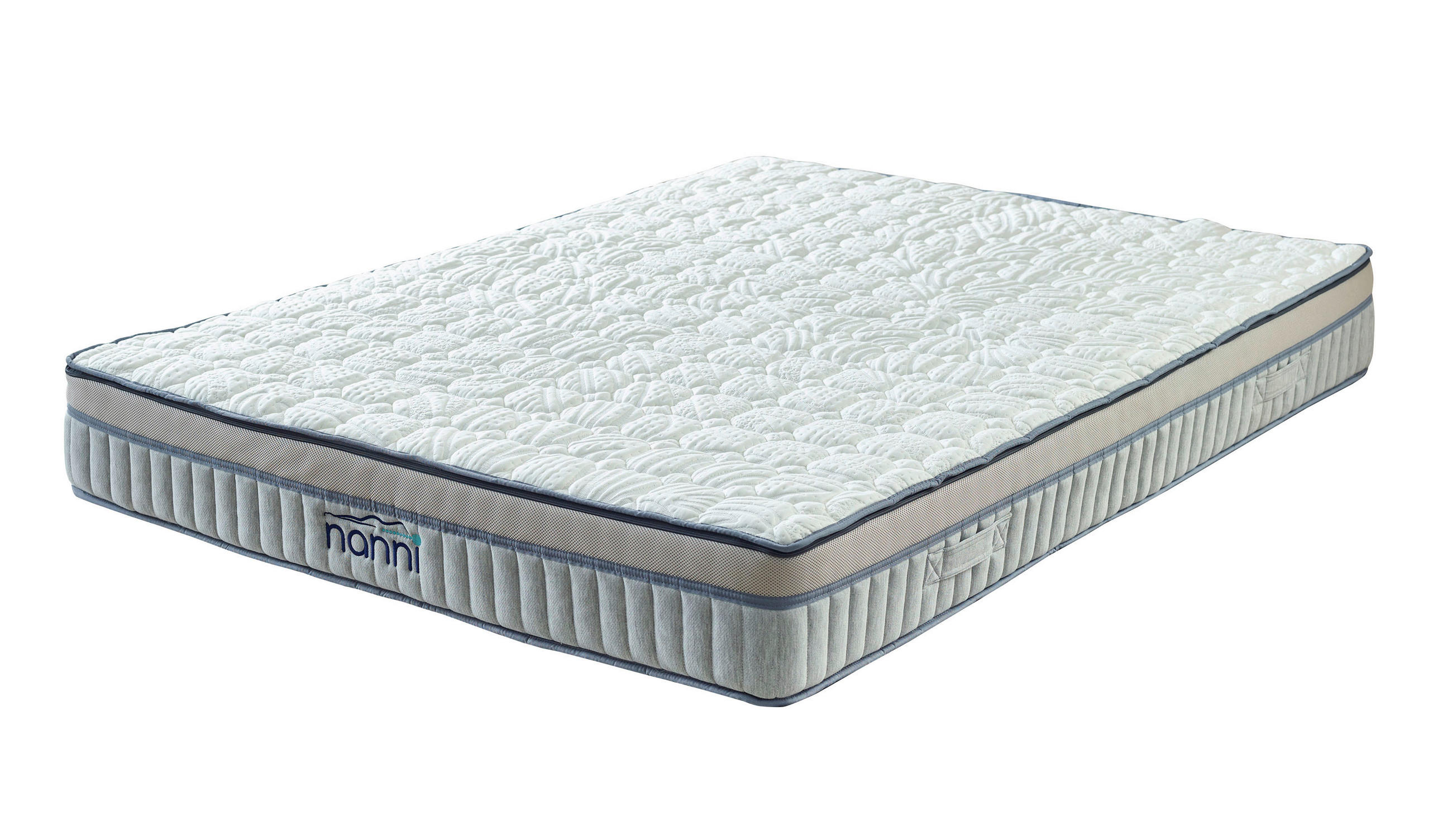 MATRAC 160/200 cm  - bézs/fehér, Basics, textil (160/200cm) - Sleeptex