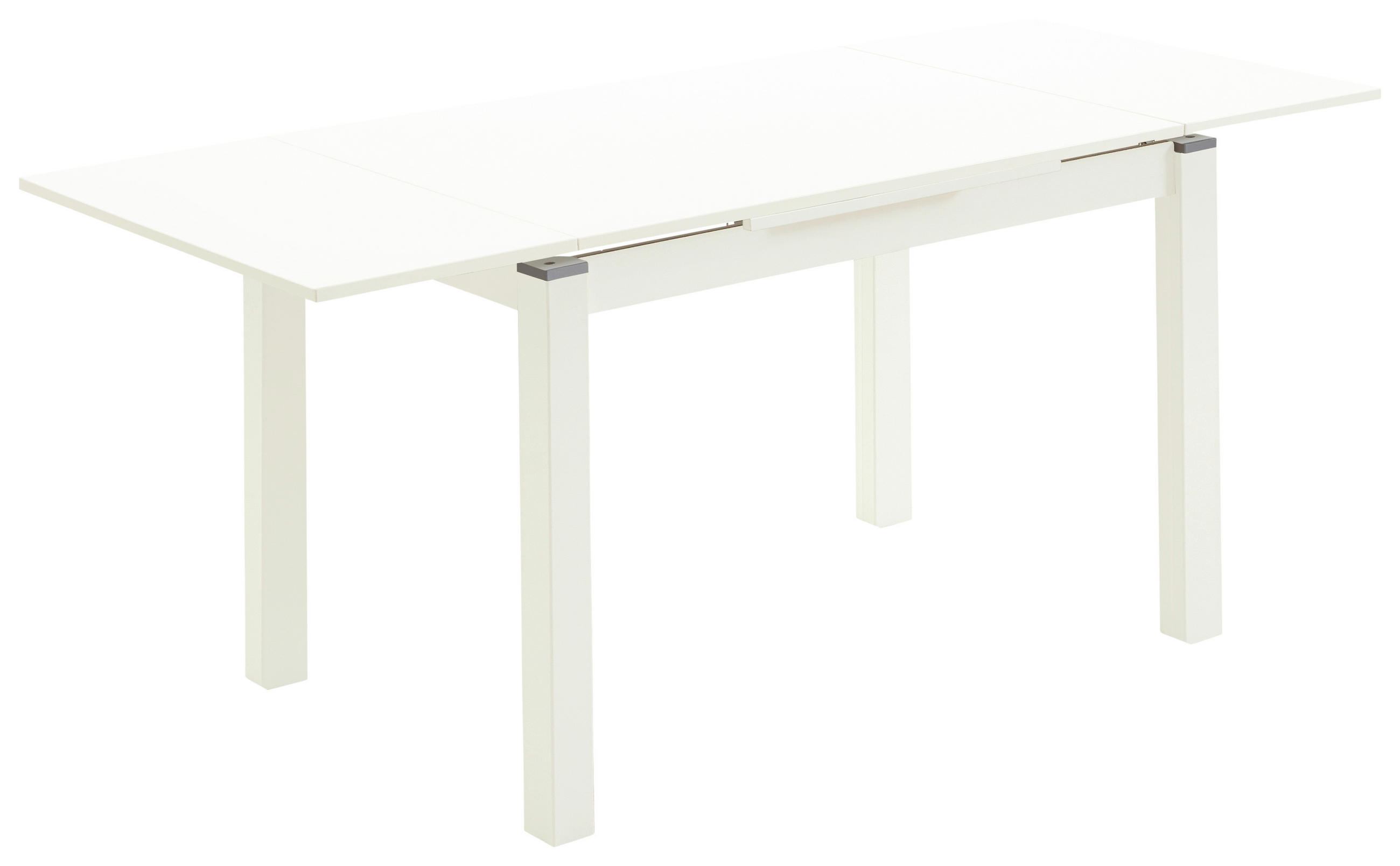 ESSTISCH Weiß rechteckig  ausziehbar, Variantenauswahl  - Weiß, KONVENTIONELL, Holzwerkstoff (110-170/70/76cm) - Valdera