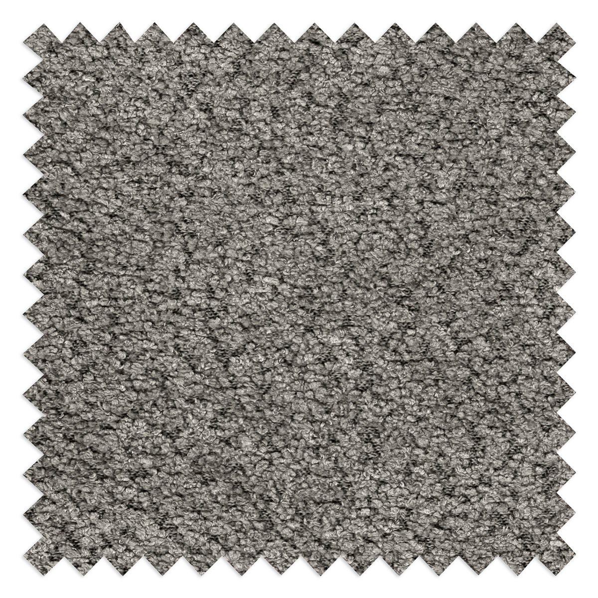 ECKSOFA in Bouclé Dunkelgrau  - Weiss/Dunkelgrau, Design, Kunststoff/Textil (113/300cm) - Livetastic