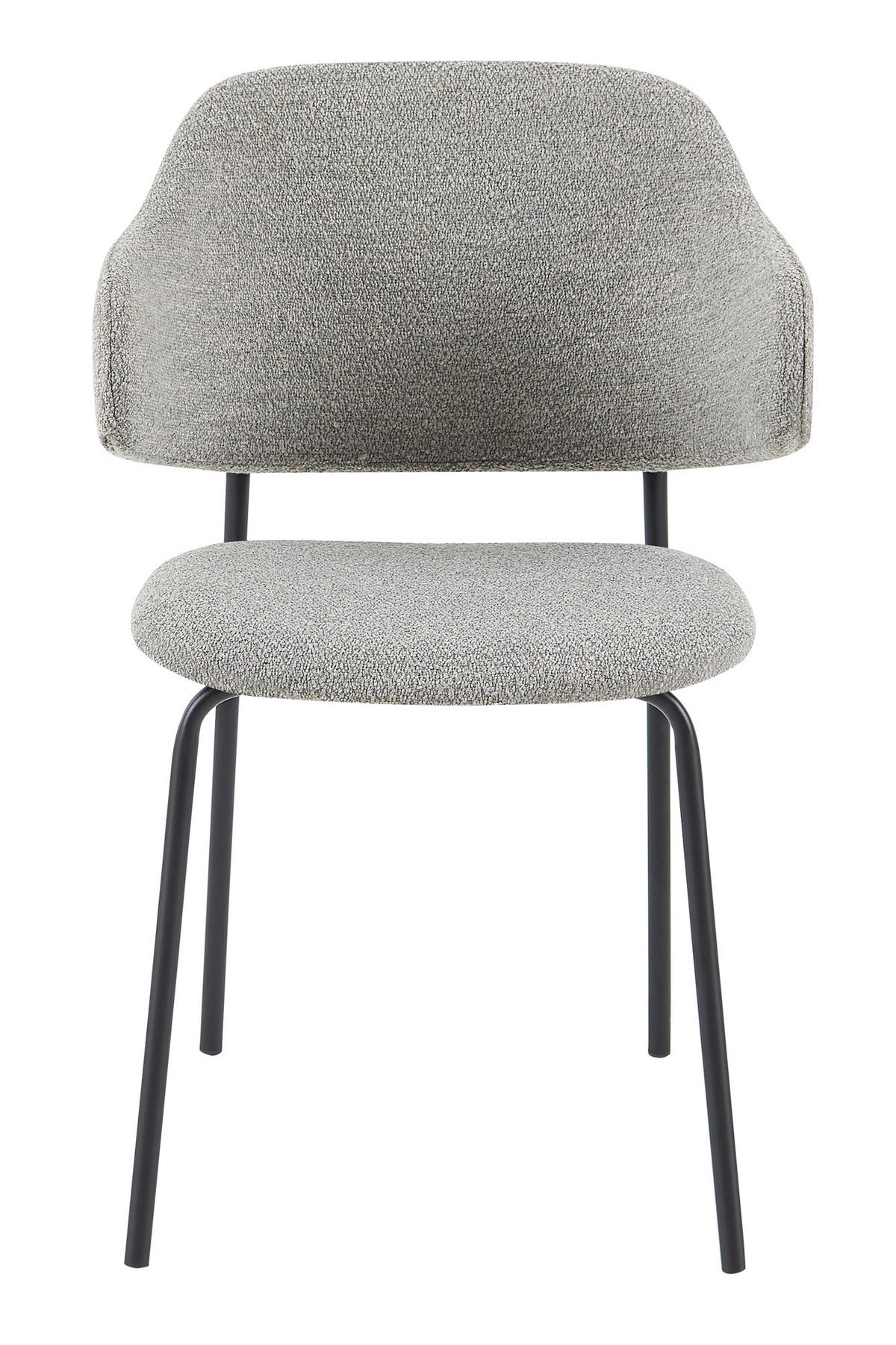 SADA STOLIČIEK S PODRÚČKAMI 2 kus - čierna/svetlosivá, Modern, kov/textil (54/83/59cm) - Livetastic