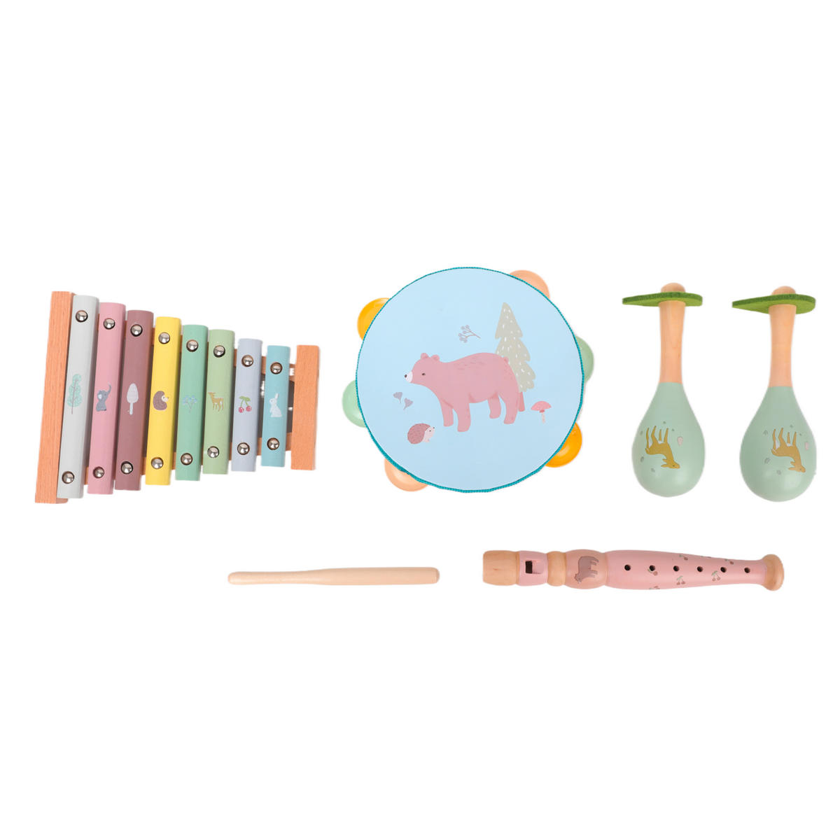 GLASBENI SET - večbarvno, Basics, kovina/umetna masa - My Baby Lou