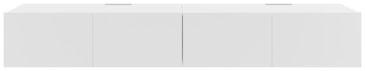 LOWBOARD Newniq  in 240/36,7/42 cm  - Weiß, Design, Holzwerkstoff (240/36,7/42cm) - Hom`in