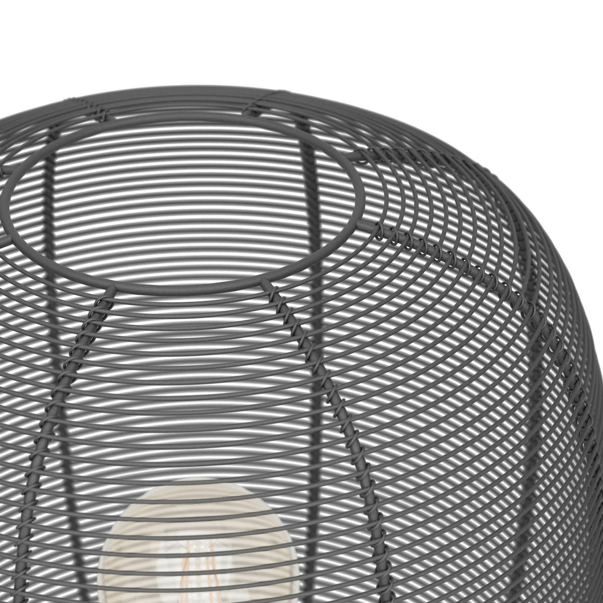 STEHLEUCHTE Rinroe 33/141 cm  - Schwarz, Basics, Metall (33/141cm) - Eglo