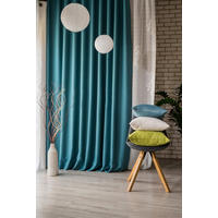 MATERIAL TEXTIL DECORATIV obscuritate  - turcoaz, Basics, textil (280cm)