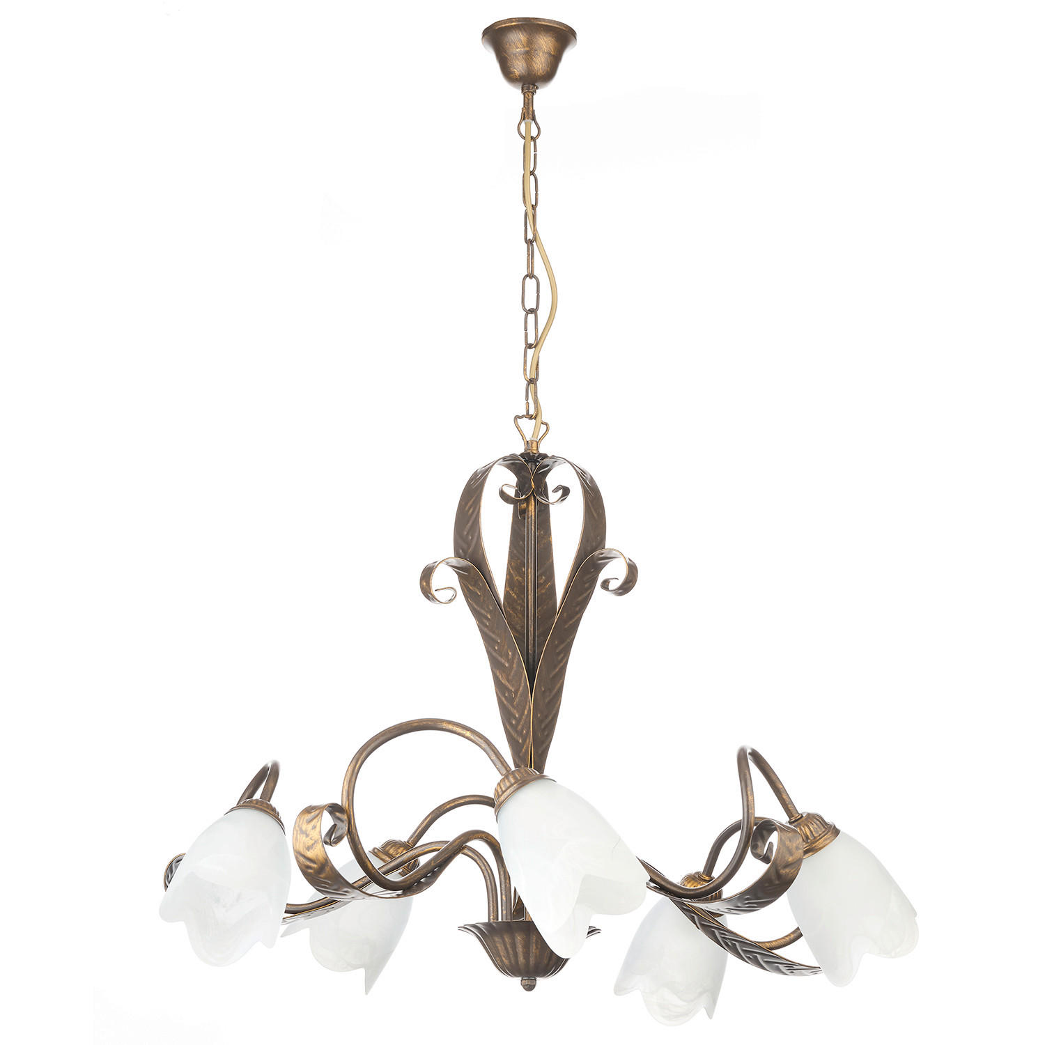 KRONLEUCHTER 70/100 cm   - Bronzefarben, Basics, Glas/Metall (70/100cm)