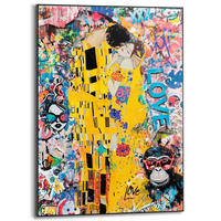 BILD 50/70 cm  - Gelb, Trend, Holzwerkstoff (50/70cm) - Reinders!