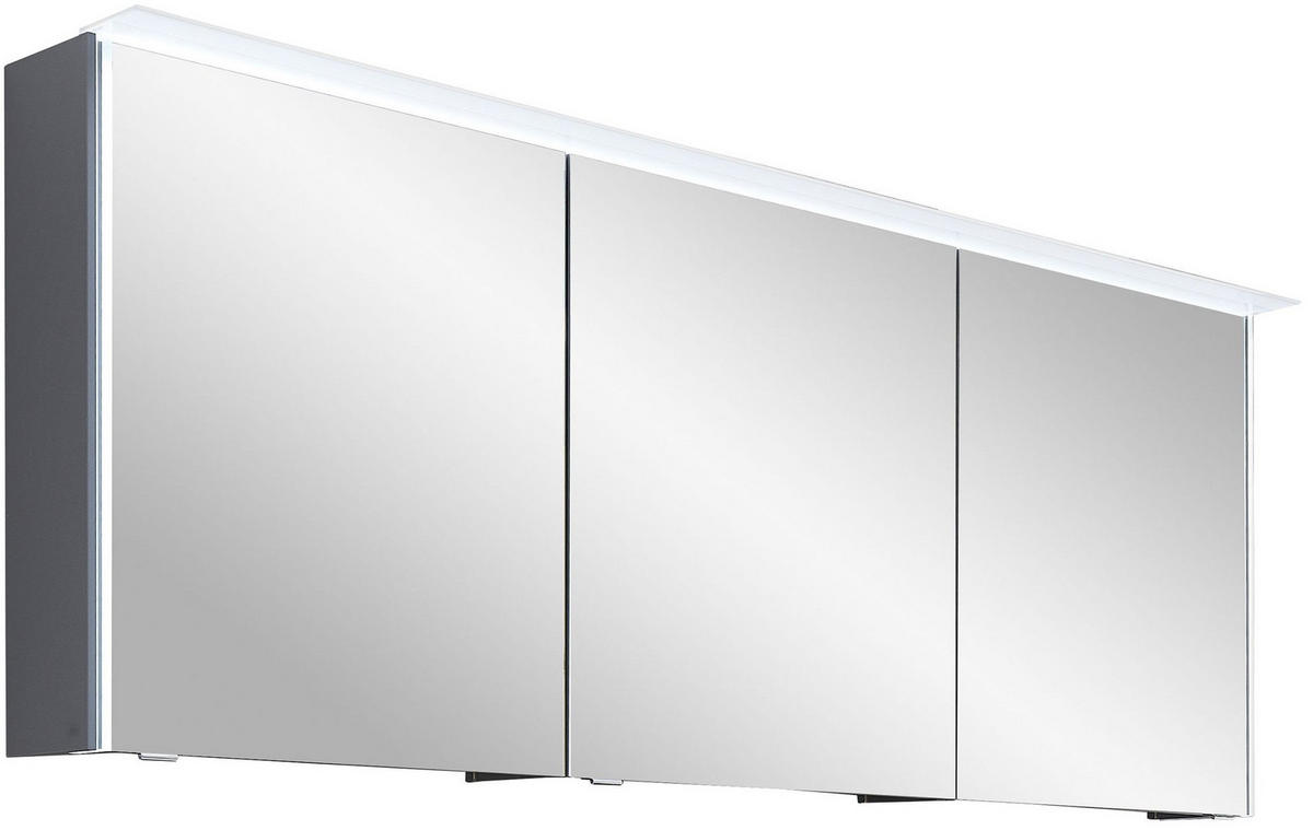 SPIEGELSCHRANK 180/71,1/15 cm  - Chromfarben/Klar, Design, Glas/Holzwerkstoff (180/71,1/15cm) - Leonardo Living