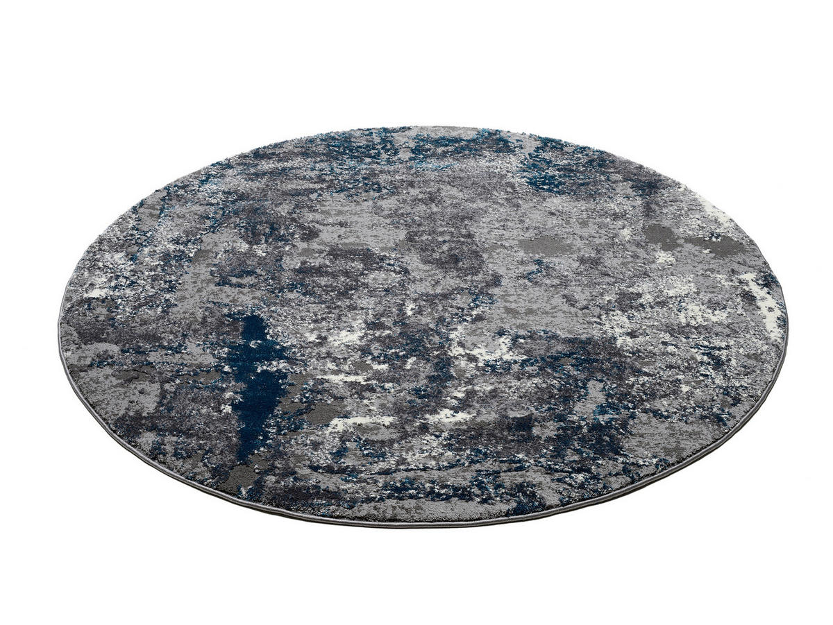 VINTAGE-TEPPICH 160 cm Timeline Quantum Grau, Petrol  - Petrol/Grau, Design, Textil (160cm) - Novel
