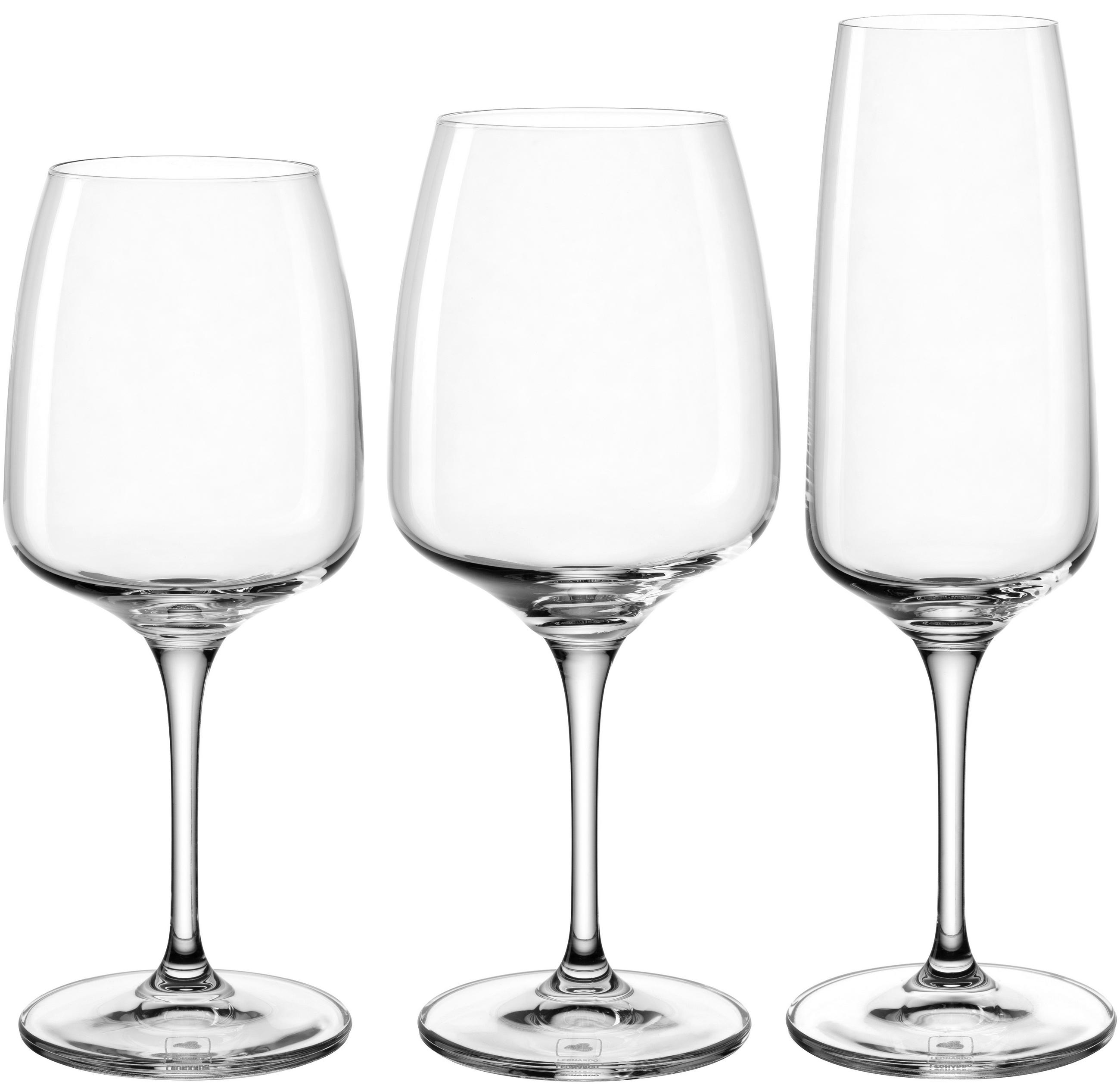 GLÄSERSET Cesti 12-teilig  - Klar, Design, Glas - Leonardo