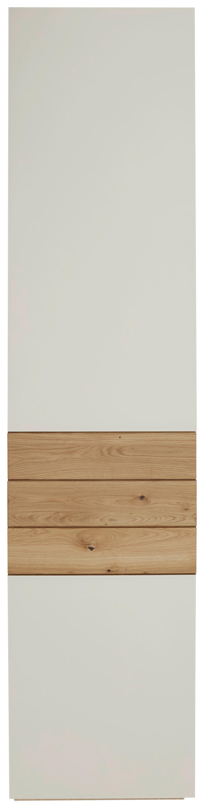 DREHTÜRENSCHRANK in Eichefarben, Kaschmir  - Kaschmir/Eichefarben, Natur, Glas/Holz (302/214/62cm) - Valnatura