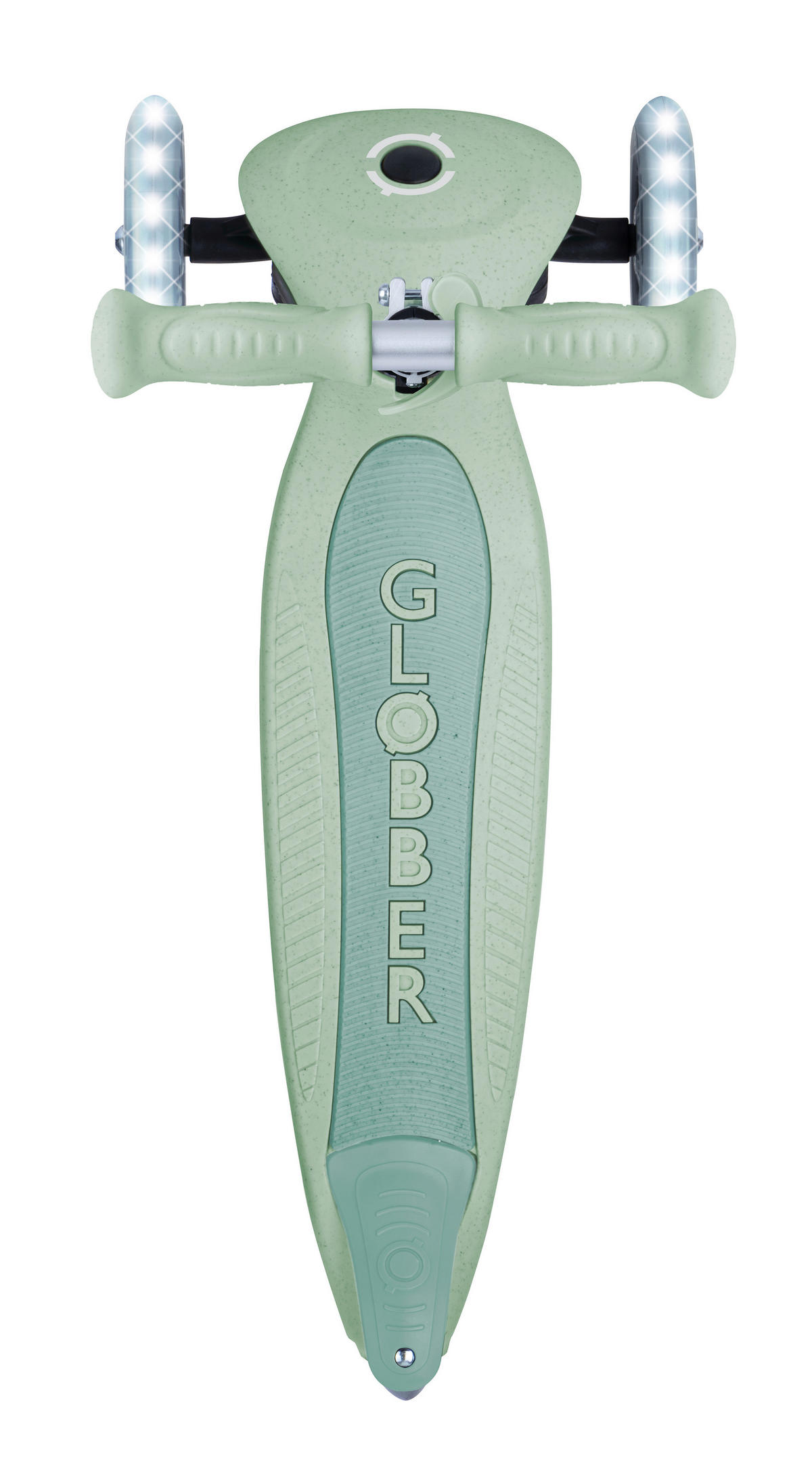 KINDERSCOOTER PRIMO FOLDABLE LIGHTS ECO  - Pastellgrün, LIFESTYLE, Kunststoff/Metall (57,5/28/77,5cm) - GLOBBER