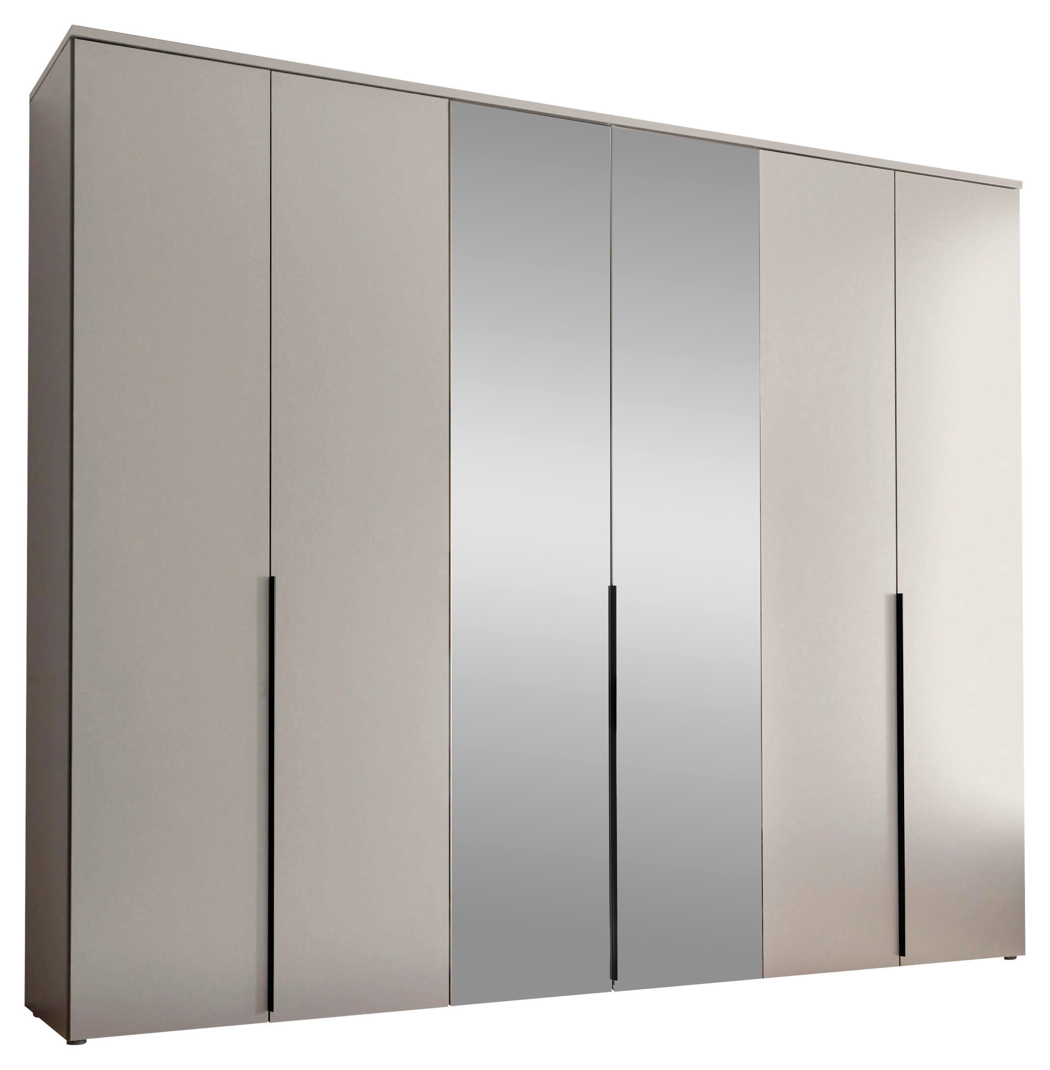 OMARA S KLASIČNIMI VRATI, kašmir  - kašmir/črna, Moderno, umetna masa/steklo (270/225/52cm) - Carryhome