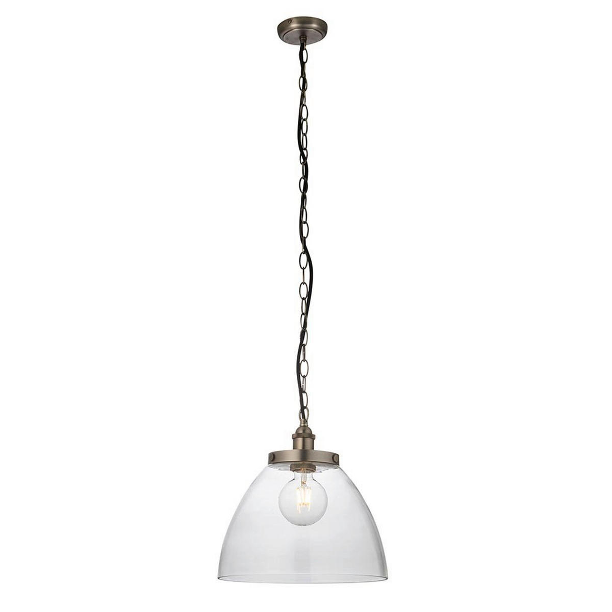 HÄNGELEUCHTE Endon Hansen 33/45-152 cm   - Klar, KONVENTIONELL, Glas (33/45-152cm) - ENDON