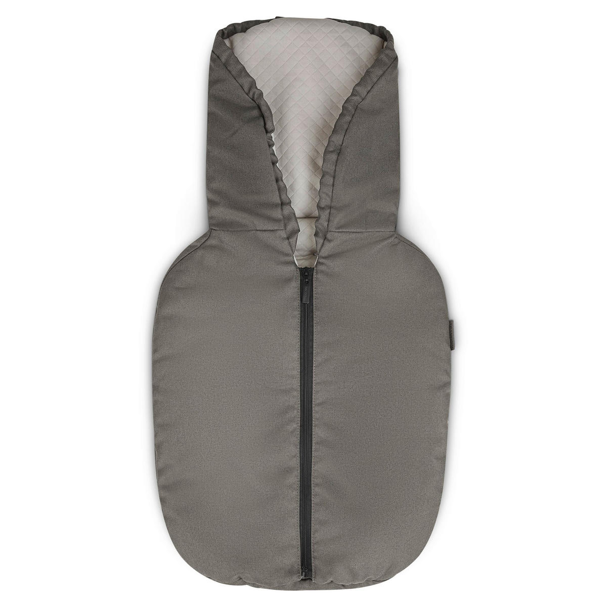 BABYSCHALEN-FUßSACK DIAMOND EDITION  - Graubraun/Creme, Basics, Textil (30/72/3cm) - ABC Design