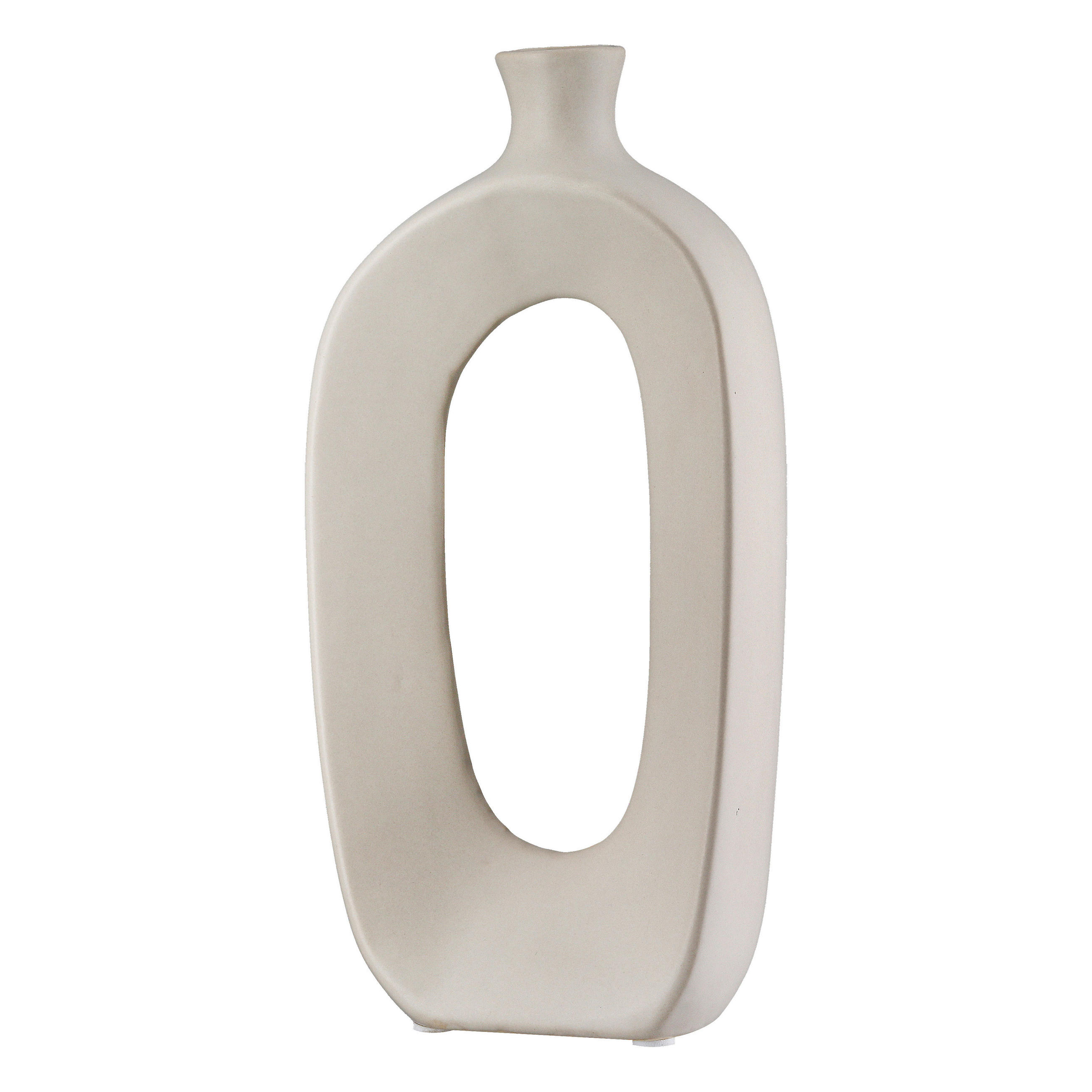 DEKOVASE  - Hellgrau, Trend, Keramik (11/23/5cm) - Ambia Home