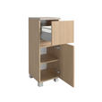 UNTERSCHRANK 30/80/35 cm   - Sandfarben/Eichefarben, KONVENTIONELL, Holzwerkstoff/Kunststoff (30/80/35cm) - Xora