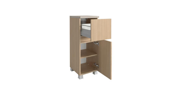 UNTERSCHRANK 30/80/35 cm   - Sandfarben/Eichefarben, KONVENTIONELL, Holzwerkstoff/Kunststoff (30/80/35cm) - Xora